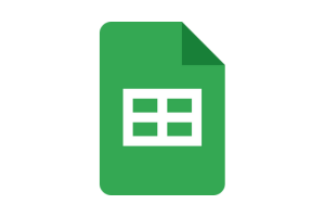 google sheets icoon