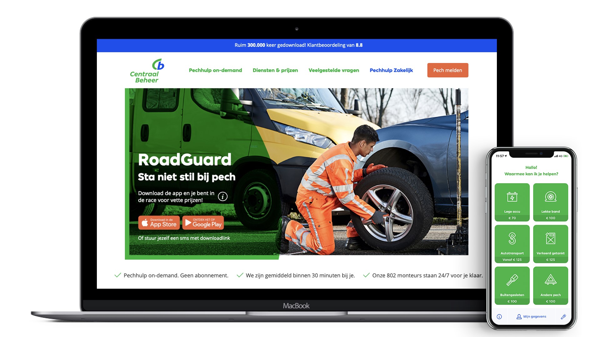 Roadguard centraal beheer