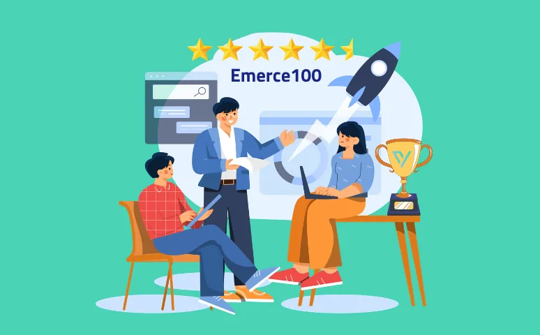 Digital Inside staat met 5,5 sterren in de Emerce 100 en hoort bij de top van Nederland